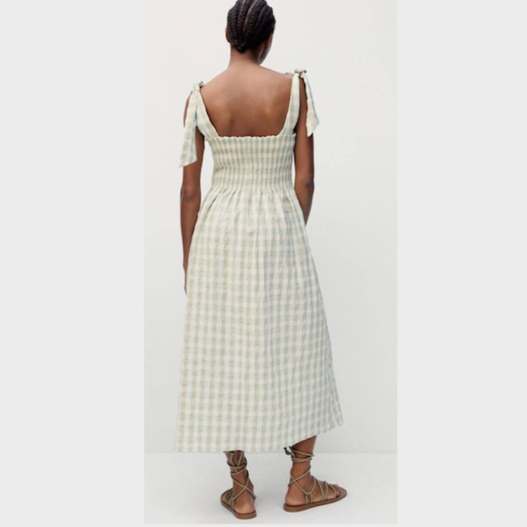 MANGO Vichy Check Dress - Picture 2 of 8